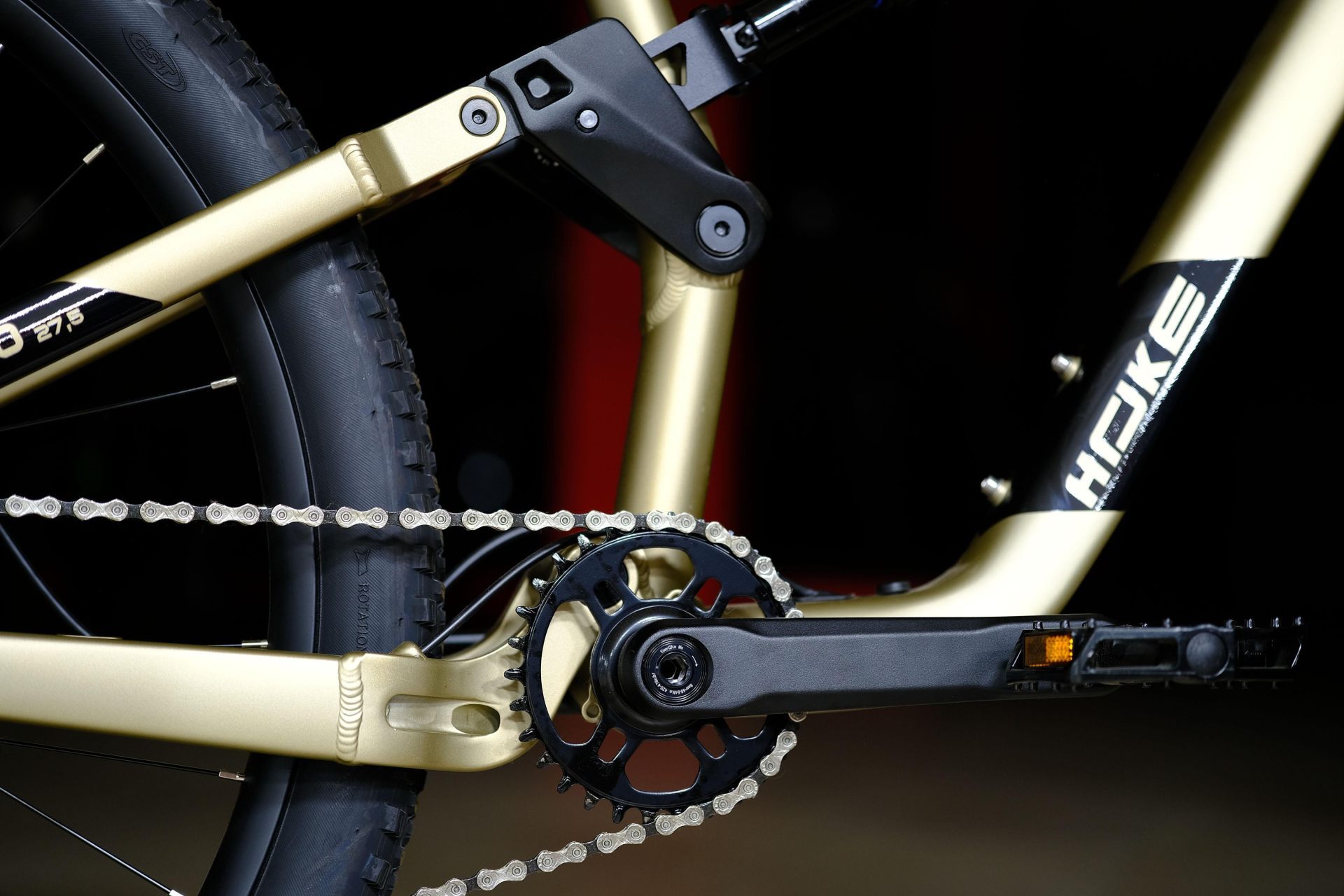 Система (шатун)  Prowheel RMZ-MD25S-TT HOKE FS 200- 27,5 матовый золотистый 18
